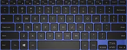 Клавиатура для ноутбука Dell Inspiron 3162 series без рамки черная
