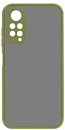 Чохол MAKE Xiaomi Redmi Note 11 Frame (Matte PC+TPU) Green