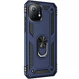 Чехол Epik Serge Ring for Magnet для Xiaomi Mi 11 Темно-синий