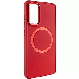 Чехол Epik Bonbon Metal Style with MagSafe для Samsung Galaxy S24 Pluss Red