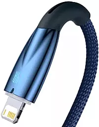 Кабель USB Baseus Glimmer Series 12W 2.4A USB-Lightning Cable Blue (CADH000203) - миниатюра 3