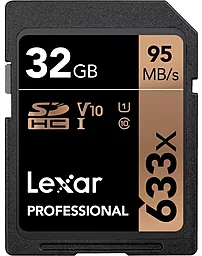 Карта памяти Lexar SDHC 32GB 633x Professional Class 10 UHS-I U1 V10 (LSD32GCB633) - миниатюра 2