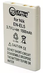 Аккумулятор для фотоаппарата Nikon EN-EL5 (1500 mAh) BDN2533 ExtraDigital - миниатюра 2
