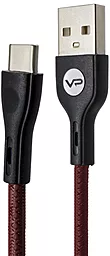 USB Кабель Veron CV-01 Nylon USB Type-C Cable Red
