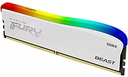 Оперативная память Kingston Fury 8 GB DDR4 3600 MHz Beast RGB Special Edition White (KF436C17BWA/8)
