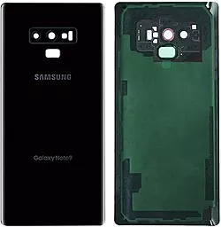 Задняя крышка корпуса Samsung Galaxy Note 9 N960 со стеклом камеры Original Midnight Black