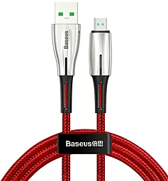Кабель USB Baseus Waterdrop 4A 2M micro USB Cable Red (CAMRD-C09)