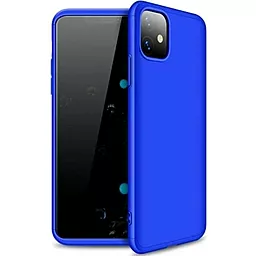 Чехол 1TOUCH GKK LikGus 360 градусов (opp) для Apple iPhone 11 (6.1") Синий