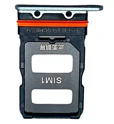 Держатель (лоток) Сим карты Xiaomi 12 / 12X Dual SIM Blue