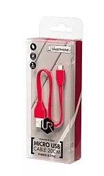 Кабель USB Trust Urban Flat micro USB Cable Red - миниатюра 5