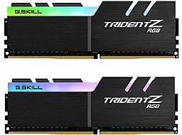 Оперативная память G.Skill DDR4 32GB (2x16GB) 3200MHz TridentZ RGB (F4-3200C16D-32GTZR) Black