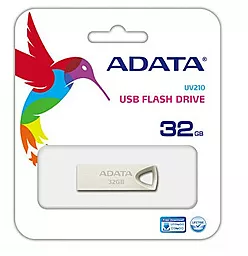 Флешка ADATA 32GB USB 2.0 UV210 Metal (AUV210-32G-RGD) - миниатюра 5