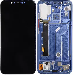 Дисплей Xiaomi Mi 8 с тачскрином и рамкой, (TFT), Blue