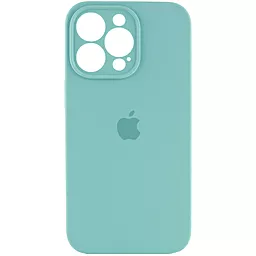 Чехол Silicone Case Full Camera для Apple iPhone 15 Pro Max Marine Green