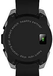 Смарт-часы SmartWatch NO.1 G5 Silver with Black strap - миниатюра 4