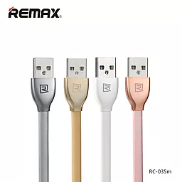 Кабель USB Remax Cobra micro USB Cable White (RC035m/RC-035m) - миниатюра 2