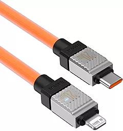 Кабель USB PD Baseus CoolPlay Series 20W 3A 2M USB Type-C - Lightning cable orange (CAKW000107) - миниатюра 2