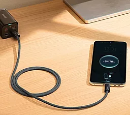 Кабель USB Baseus Dynamic Series Fast Charging 100w 5a USB Type-C cable slate ggay (CALD000616) - миниатюра 4