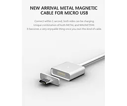 Кабель USB WSKEN Double Metal Series Micro USB X-cable Black - миниатюра 6