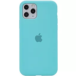 Чехол Silicone Case Full для Apple iPhone 11 Pro Max Marine Green