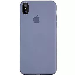 Чехол Silicone Case Full для Apple iPhone X, iPhone XS Lavender