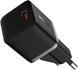Сетевое зарядное устройство с быстрой зарядкой Baseus Fast Charger GaN5 20W USB-C Black (CCGN050101) - миниатюра 3
