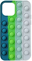 Чехол Epik 3D Silicone Pop it Blue Apple iPhone 11 Comos Blue/White
