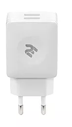 Мережевий зарядний пристрій 2E Wall Charger 2 USB 4.2 A White (2E-WC4USB-W)