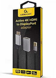 Видеокабель Cablexpert HDMI to DisplayPort 4k 60hz black (A-HDMIM-DPF-02) - миниатюра 3