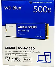 SSD Накопитель WD Blue SN580 500 GB (WDS500G3B0E) - миниатюра 4