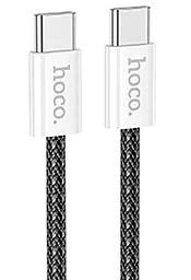 Кабель USB PD Hoco X104 Source 60w 3a USB Type-C - Type-C cable black