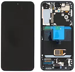 Дисплей Samsung Galaxy S22 S901 с тачскрином и рамкой, сервисный оригинал, Graphite