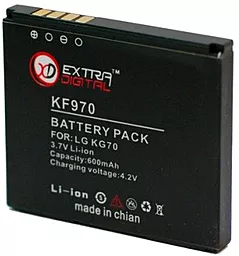 Акумулятор LG GD330 / LGIP-470A / DV00DV6059 (600 mAh) ExtraDigital - мініатюра 2