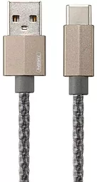 Кабель USB Remax Gefon USB Type-C Cable Silver (RC-110a)