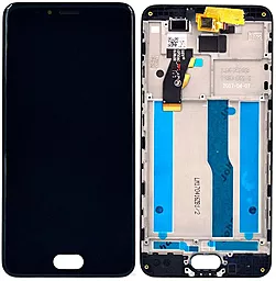 Дисплей Meizu M5s, M5s mini (M612) с тачскрином и рамкой, Black