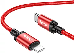 USB PD Кабель Hoco X89 Wind 20W USB Type-C - Lightning Cable Red
