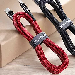 Кабель USB PD Joyroom S-1230K1 60W 1.2M USB Type-C - Type-C Cable Red - миниатюра 3