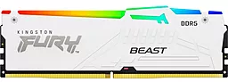 Оперативная память Kingston Fury 32 GB DDR5 5600 MHz Beast RGB EXPO White (KF556C36BWEA-32) - миниатюра 2