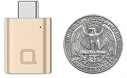 OTG-переходник Nonda USB 3.0 to USB-C Gold - миниатюра 3