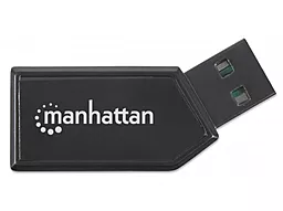 Кардридер Manhattan Mini, 24-in-1, USB2.0, Black - миниатюра 2