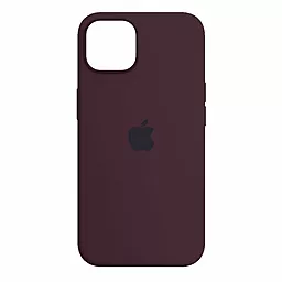 Чехол Silicone Case Full для Apple iPhone 15 Pro Max Plum