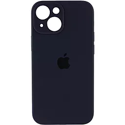Чехол Silicone Case Full Camera for Apple IPhone 14 Plus Navy Blue