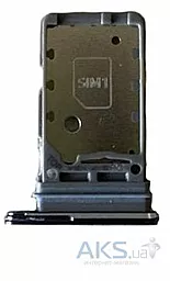 Держатель (лоток) Сим карты Samsung Galaxy S21 Plus 5G G996 Dual Sim Phantom Black