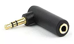 Аудіо перехідник Cablexpert mini Jack 3.5 mm M/F black (A-3.5M-3.5FL)