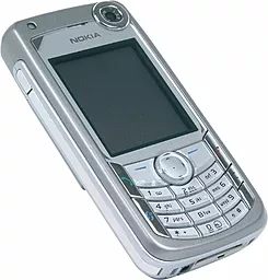 Корпус для Nokia 6680 з клавіатурою Silver