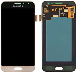Дисплей Samsung Galaxy J3 J320 2016 с тачскрином, (OLED), Gold