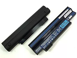 Акумулятор для ноутбука Acer UM09G31 Aspire One 532h / 11.1V 7800mAh / Alsoft A41540 Black