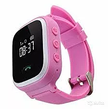 Смарт-часы Smart Baby Q60 GPS-Tracking Watch Pink - миниатюра 2