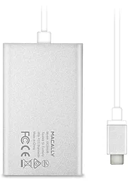 USB-A хаб Macally 4 Ports USB 3.0 White (UC3HUB) - мініатюра 2
