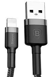 Кабель USB Baseus Kevlar 0.5M Lightning Cable Gray/Black (CALKLF-AG1)